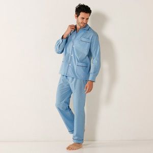 Blancheporte Klasické pyžamo s potlačou modrá 127/136 (3XL) vyobraziť