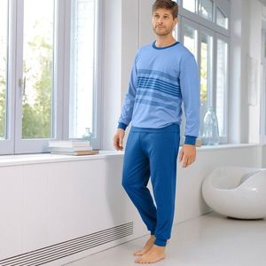 Blancheporte Pruhované pyžamo s nohavicami modrá 137/146 (4XL) vyobraziť