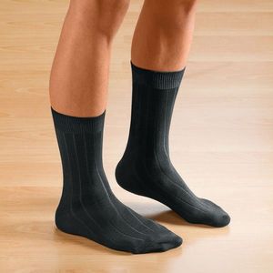 Blancheporte Ponožky so širokým lemom, súprava 2 páry čierna/čierna 43/46 vyobraziť