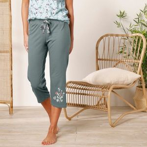 Blancheporte 3/4 pyžamové nohavice so stredovou potlačou kvetín bronzová 50 vyobraziť