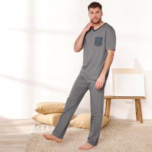 Blancheporte Pyžamové tričko s krátkymi rukávmi, tmavosivé tmavo sivá 137/146 (4XL) vyobraziť