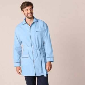 Blancheporte Predĺžený pyžamový kabátik nebeská modrá 127/136 (3XL) vyobraziť