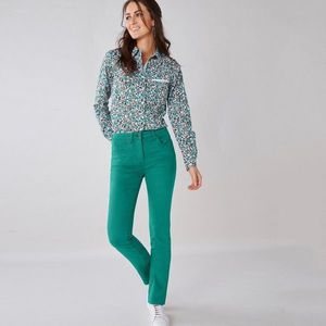 Blancheporte Tvarujúce nohavice s 5 vreckami smaragdová 54 vyobraziť