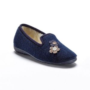 Blancheporte Domáce papuče s motívom kvetín nám.modrá 41 vyobraziť