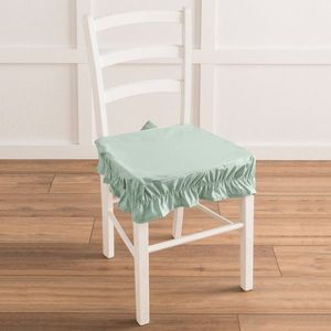 Blancheporte Jednofarebný poťah na stoličku z plátna bachette zelenkastá 40x40cm vyobraziť