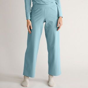 Blancheporte Široké nohavice z bio bavlny modrosivá 54 vyobraziť
