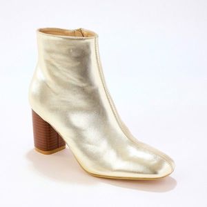Blancheporte Vysoké topánky na podpätku, zlatý lesk zlatá 41 vyobraziť