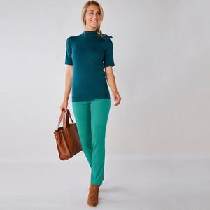 Blancheporte Tvarujúce nohavice, efekt plochého bruška smaragdová 54 vyobraziť