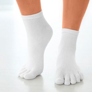 Blancheporte Ponožky s vytvarovanými prstami, 1 pár biela pánské vyobraziť