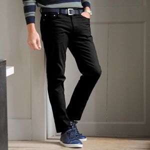 Blancheporte Rovné nohavice s 5 vreckami, bavlna čierna 54 vyobraziť