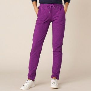 Blancheporte Meltonové nohavice s potlačou purpurová 54 vyobraziť