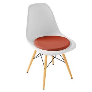 Blancheporte Okrúhly sedák na stoličku, jednofarebný, 2 ks terakota pr. 38cm vyobraziť