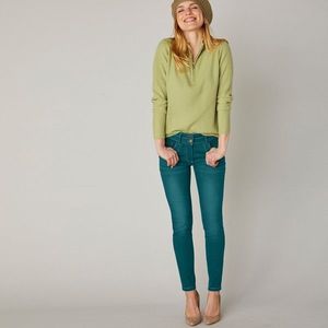 Blancheporte 7/8 úzke džínsy smaragdová 52 vyobraziť