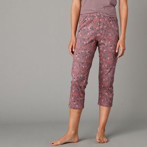 Blancheporte 3/4 pyžamové nohavice s potlačou kvetín hnedosivá 52 vyobraziť