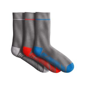 Blancheporte Súprava 3 párov športových ponožiek sivá 47/50 vyobraziť