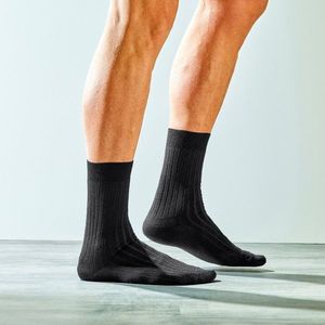 Blancheporte Súprava 2 párov ponožiek so 70 % podielom vlny čierna 43/46 vyobraziť
