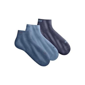 Blancheporte Súprava 3 párov členkových ponožiek modrá+nám.modrá 43/46 vyobraziť