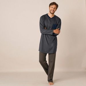Blancheporte Pyžamové tričko s tuniským výstrihom, sivé antracitová 127/136 (3XL) vyobraziť