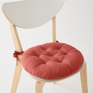 Blancheporte Súprava 2 jednofarebných okrúhlych sedákov na stoličku terakota pr. 40cm vyobraziť