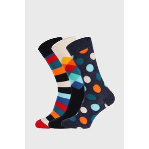 3 PACK ponožiek Happy Socks Classic MultiColor vyobraziť
