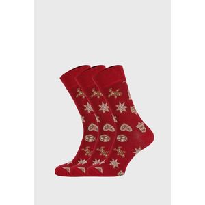 3 PACK vianočných ponožiek Perníčky vyobraziť