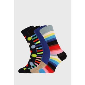 4 PACK ponožiek Happy Socks New Classic vyobraziť