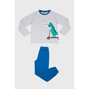 Chlapčenské pyžamo Dino sivé vyobraziť