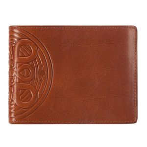 Hnedá pánska peňaženka z kolekcie Mandala. vyobraziť