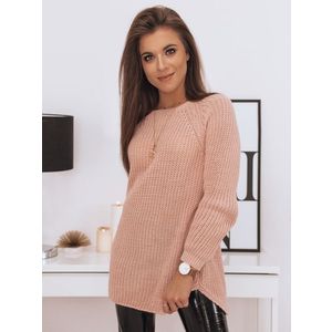 Dámsky ružový sveter v módnom prevedení vyobraziť