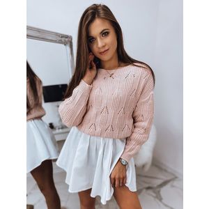 Ružový dámsky sveter vyobraziť