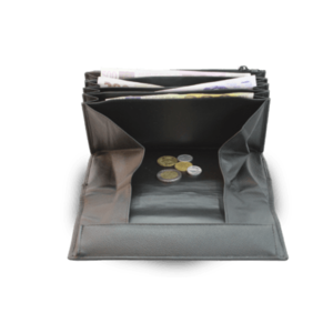 Kožená číšnická peněženka s přehlednou kapsou na mince vyobraziť