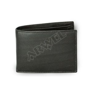 Černá kožená mini-peněženka vyobraziť