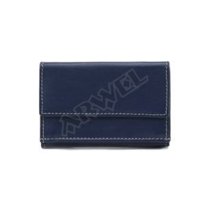 Modrá dámská kožená mini peněženka vyobraziť