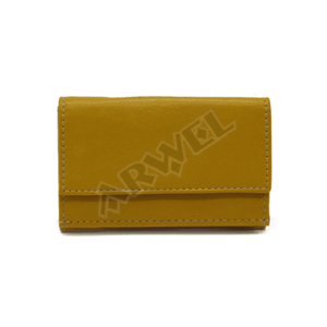 Žlutá dámská kožená mini peněženka vyobraziť