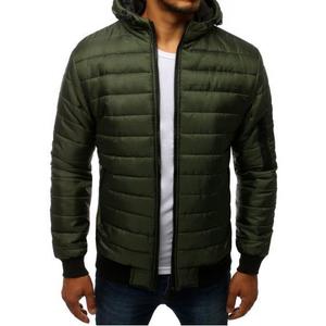 Pánska SPRING bunda prešívaná bomber jacket khaki vyobraziť