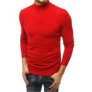 Pánsky pologolfový sveter červený vyobraziť