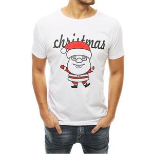 Pánska vianočná košeľa s potlačou White vyobraziť