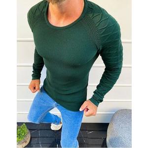Pánsky sveter v zelenej farbe vyobraziť