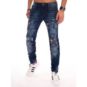 Pánske džínsové nohavice STICK modrá vyobraziť
