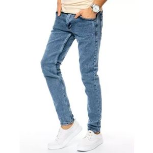Pánske džínsové nohavice LINESAR modrá vyobraziť