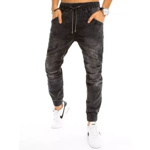 Pánske džínsové nohavice čierne vyobraziť