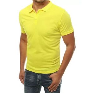Pánske polo tričko žlté vyobraziť