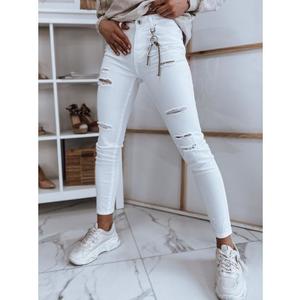 Dámske džínsové nohavice VIVA biela vyobraziť