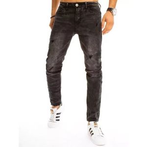 Pánske džínsové nohavice čierne vyobraziť