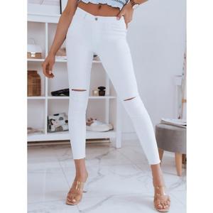 Dámske džínsové nohavice THIN biela vyobraziť