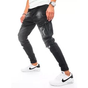 Pánske bojové džínsy čierne vyobraziť