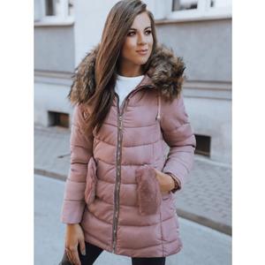 Ružový kabát s kapucňou - S vyobraziť