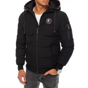 Pánska športová zimná bunda s kapucňou STAMP čierna vyobraziť