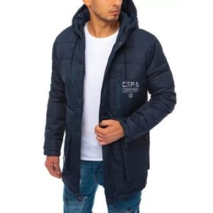 Pánska zimná bunda s kapucňou CPC tmavo modré vyobraziť