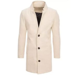 Pánsky jednoradový elegantný kabát MARCO biela vyobraziť